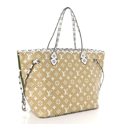 Louis Vuitton Monogram Giant Neverfull MM Kaki 4 of 11