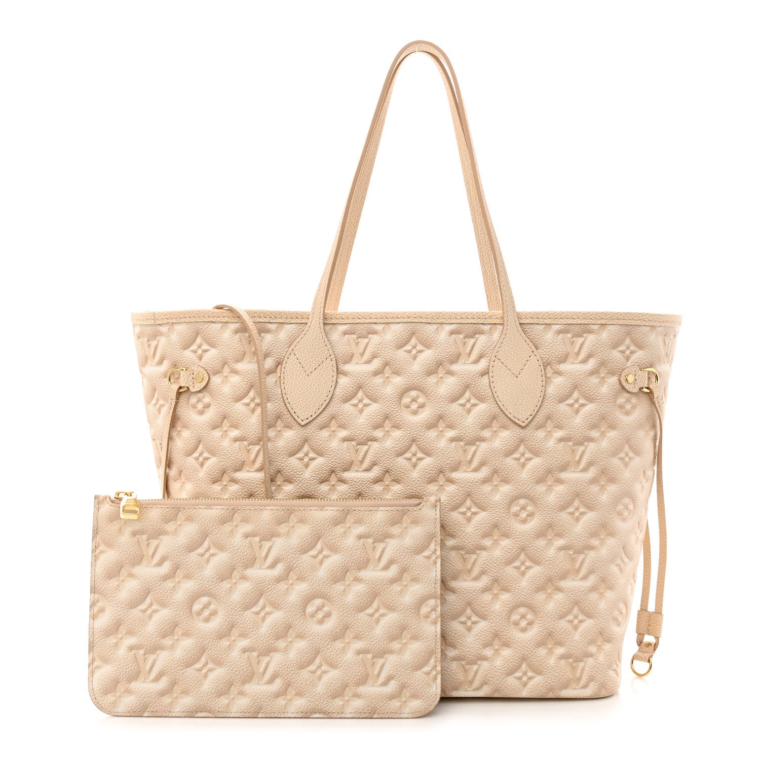 Louis Vuitton Empreinte Monogram Summer Stardust Neverfull MM Beige Clair 1 of 11