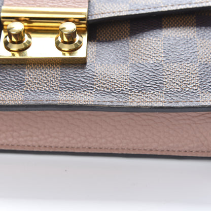 Louis Vuitton Damier Ebene Croisette Chain Wallet Magnolia 15 of 16