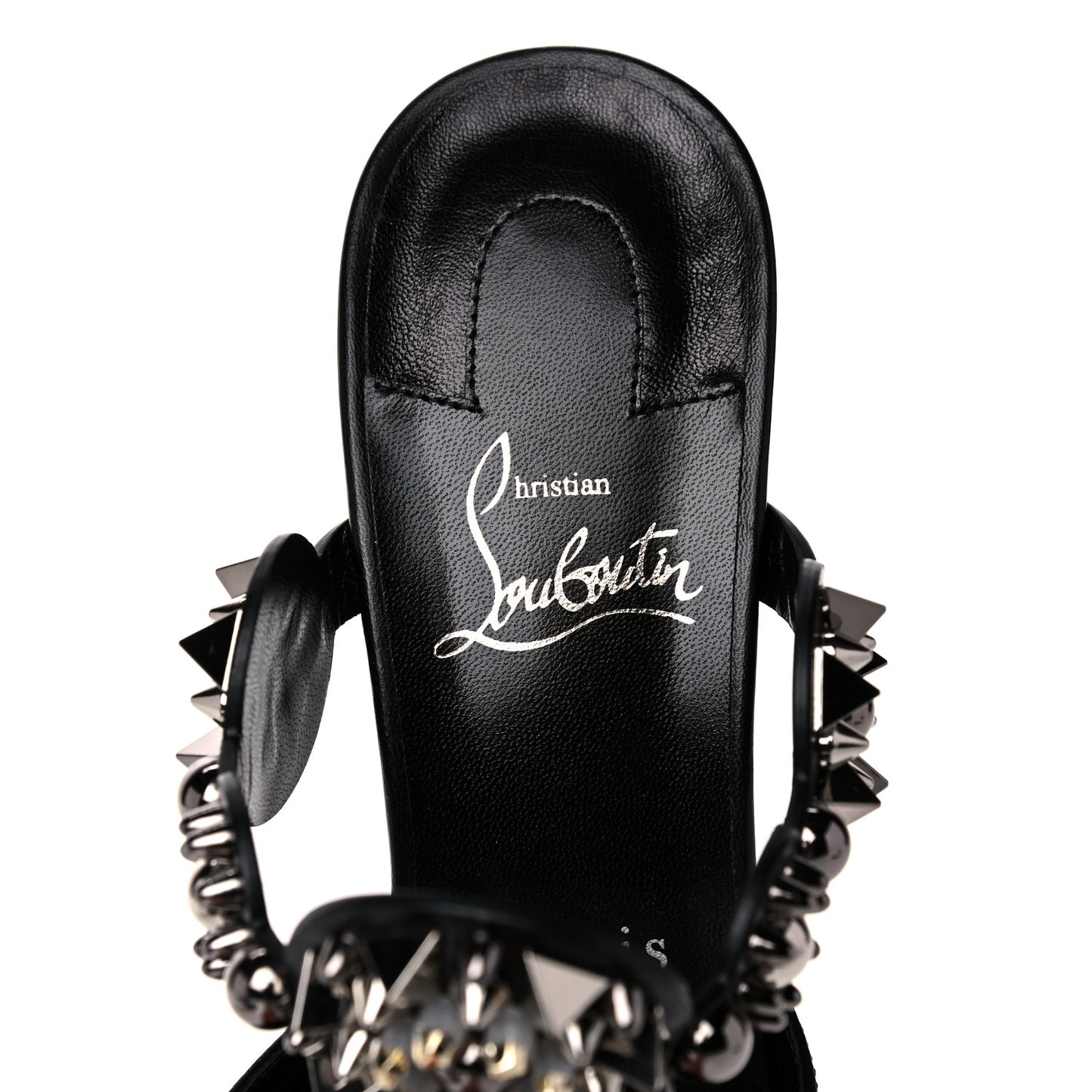 Nappa Miss Goldora Embellished Mule 38 Black