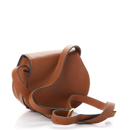 Chloe Calfskin Mini Marcie Round Crossbody Bag Tan 3 of 9