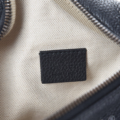 Gucci Grained Calfskin Small Logo Belt Bag Black 6 of 8