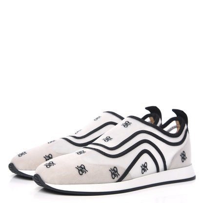 Fendi Mesh FF Karligraphy Slip On Sneakers 39 White 3 of 10