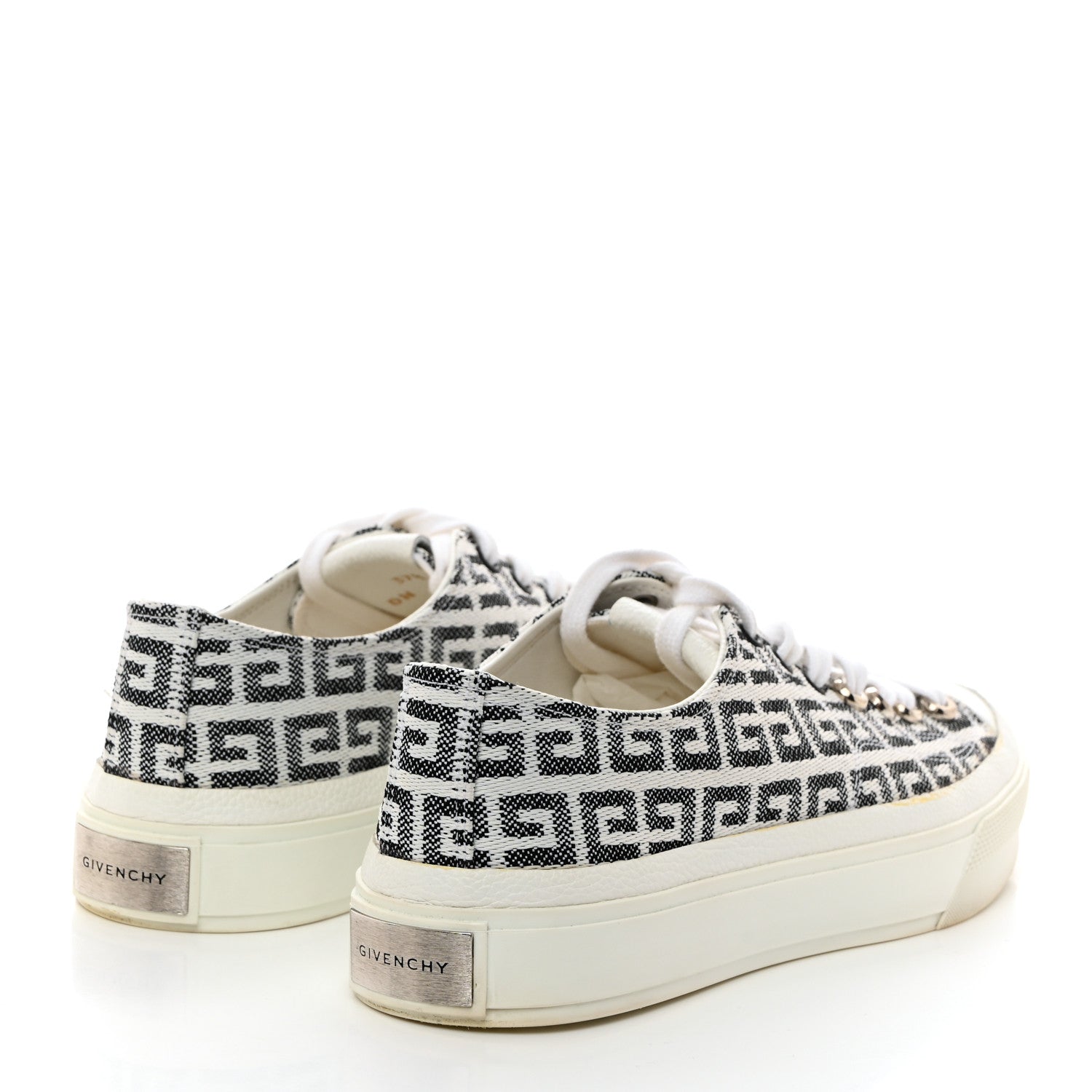 Givenchy Jacquard City Sport 4G Sneakers 37.5 White Black 4 of 8