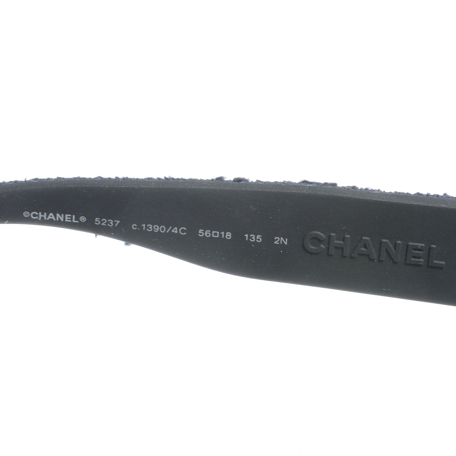 Chanel Acetate Tweed Boy Sunglasses Navy 6 of 6