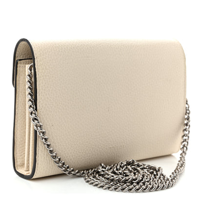 Gucci Dollar Calfskin Mini Dionysus Chain Wallet Mystic White 3 of 11
