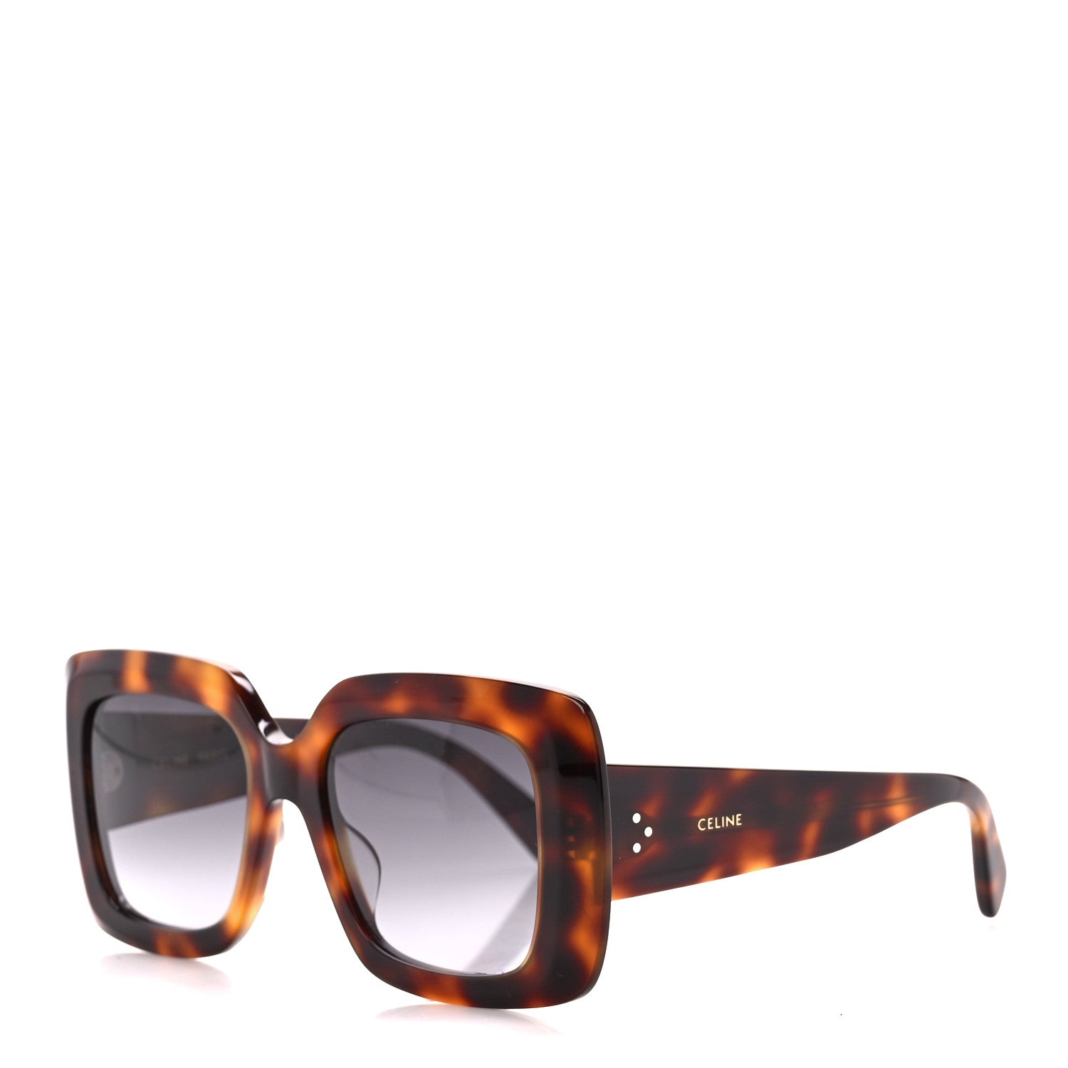 Celine Acetate Triomphe 01 Sunglasses CL40262U Tortoise 1 of 8