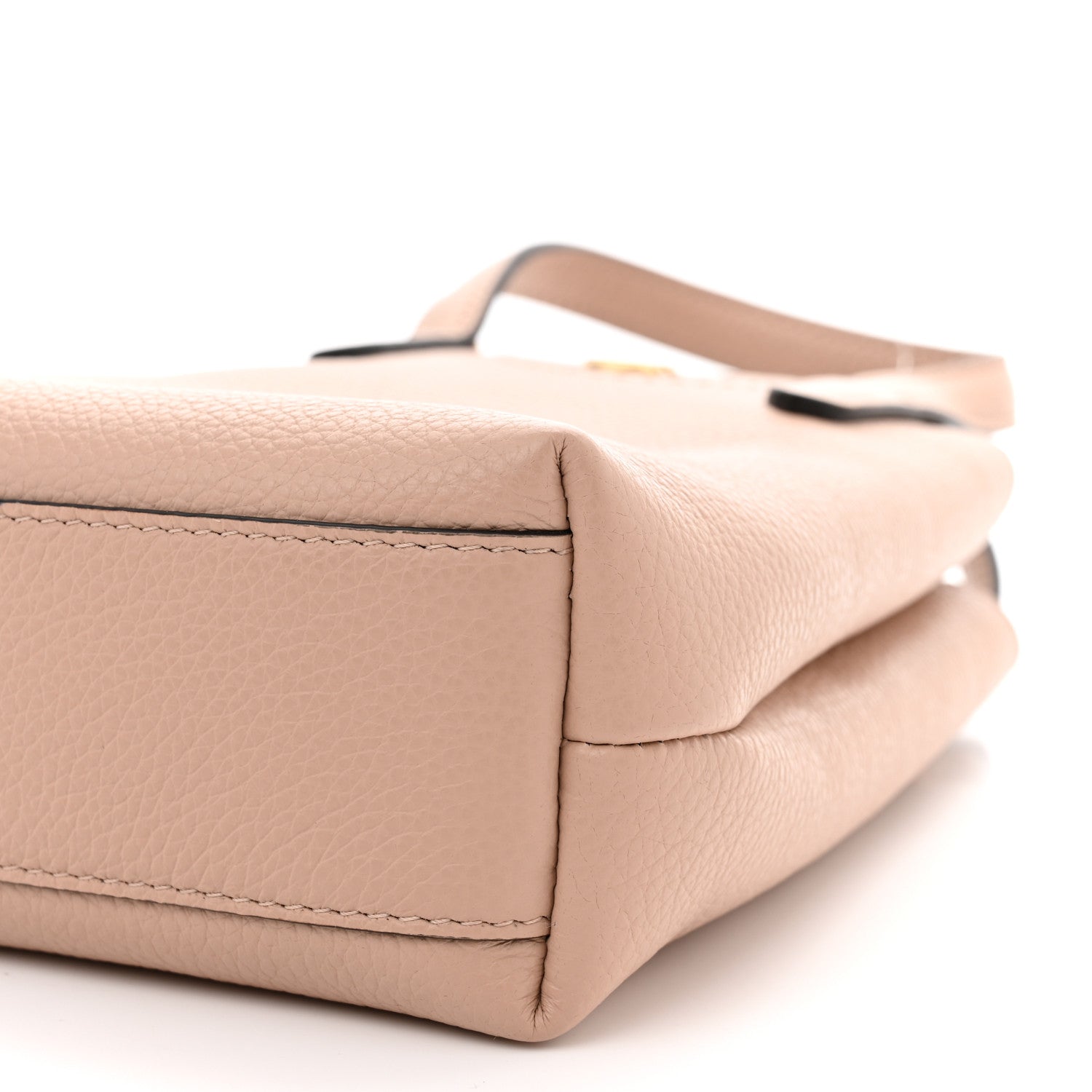 Salvatore Ferragamo Tumbled Calfskin Gancini Mini Bag Amaretti 8 of 8