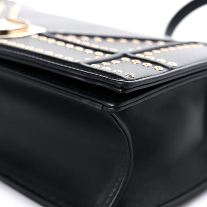 Christian Dior Lambskin Studded Medium Diorama Flap Bag Black 9 of 17