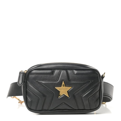 Stella McCartney Eco Alter Nappa Star Patch Belt Bag Black 2 of 13
