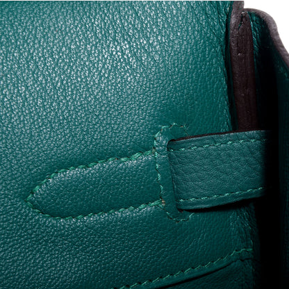Hermes Togo Birkin 35 Malachite 18 of 28