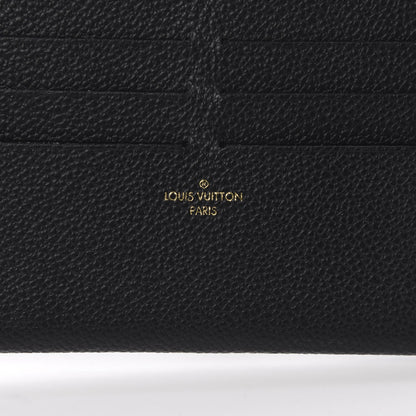 Louis Vuitton Calfskin Felicie Chain Wallet Card Holder Insert Black 5 of 5