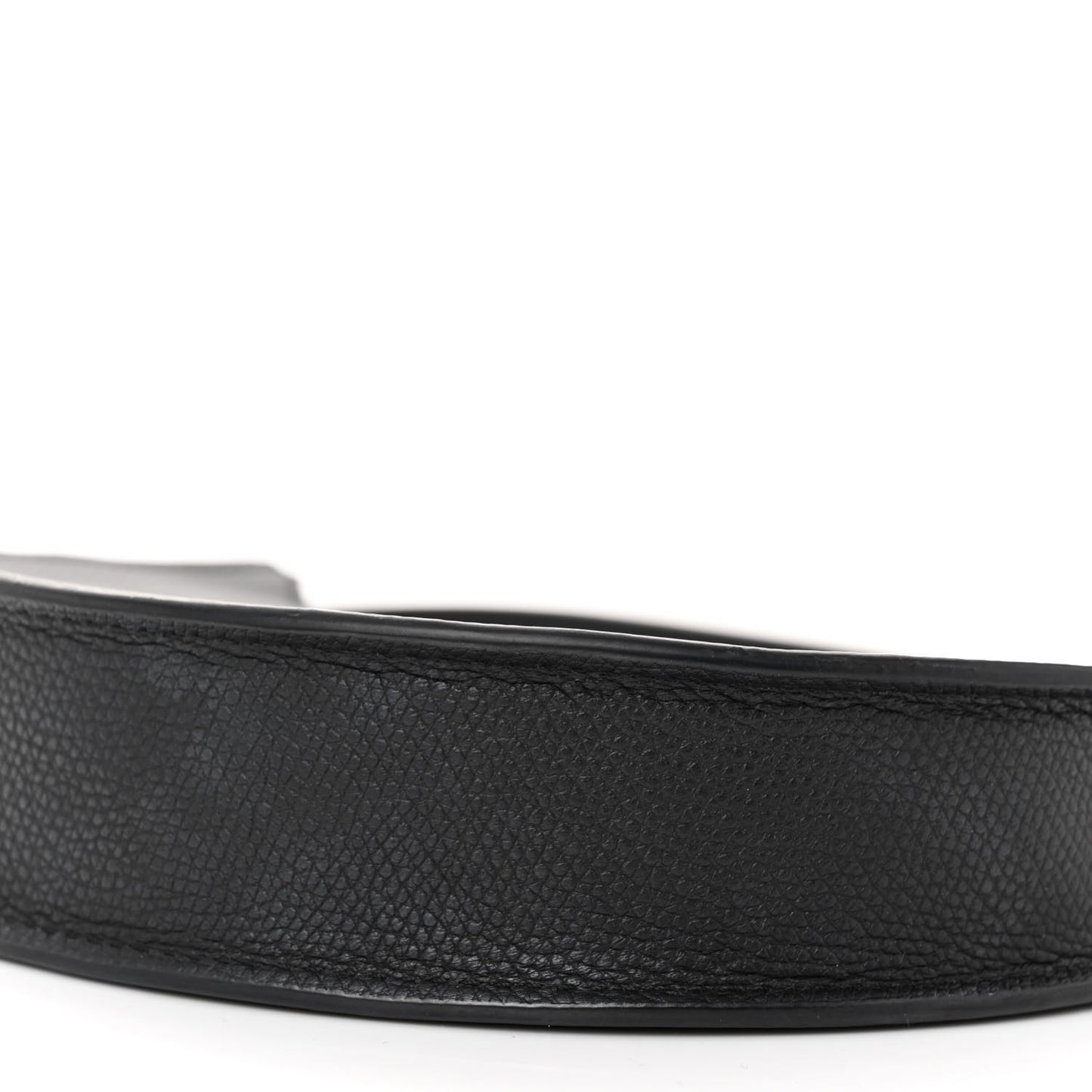 Grainy Calfskin Mini Vlogo Hobo Bag Black