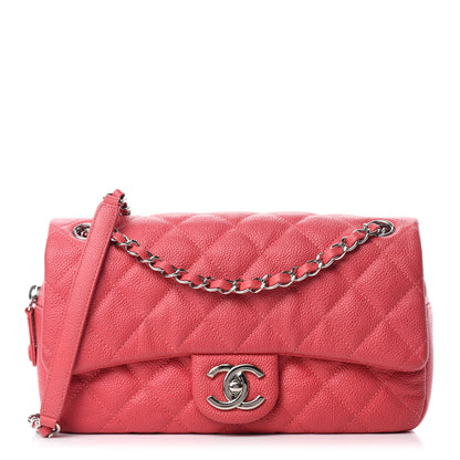 Chanel Caviar Quilted Medium Easy Flap Coral 1 of 10