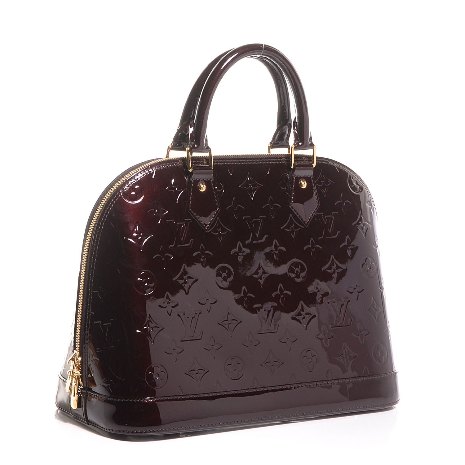 Louis Vuitton Vernis Alma PM Amarante 3 of 7