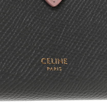 Celine Grained Calfskin Medium Multifunction Strap Wallet Grey Vintage Pink 6 of 10