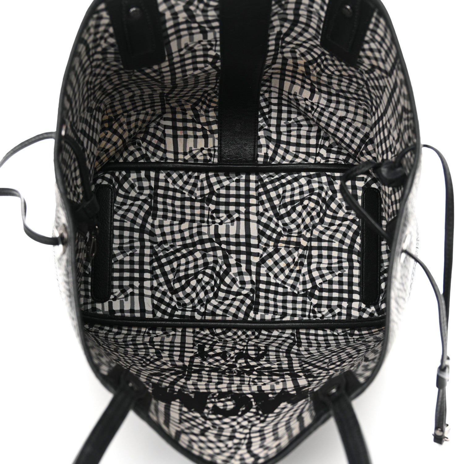 MCM Visetos Medium Liz Reversible Shopper Tote Black 11 of 29