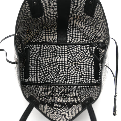 MCM Visetos Medium Liz Reversible Shopper Tote Black 11 of 29
