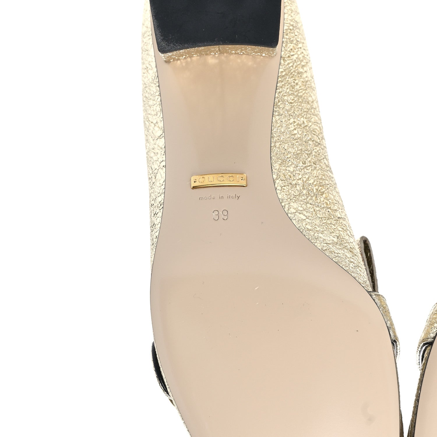 Gucci Galassia GG Marmont Fringe 50mm Loafer Pumps 39 Platino 6 of 8