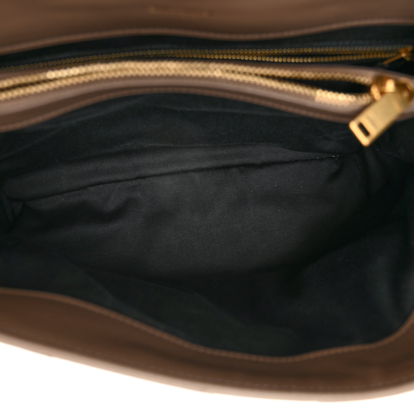 Calfskin Y Quilted Monogram Medium Loulou Chain Satchel Dark Latte