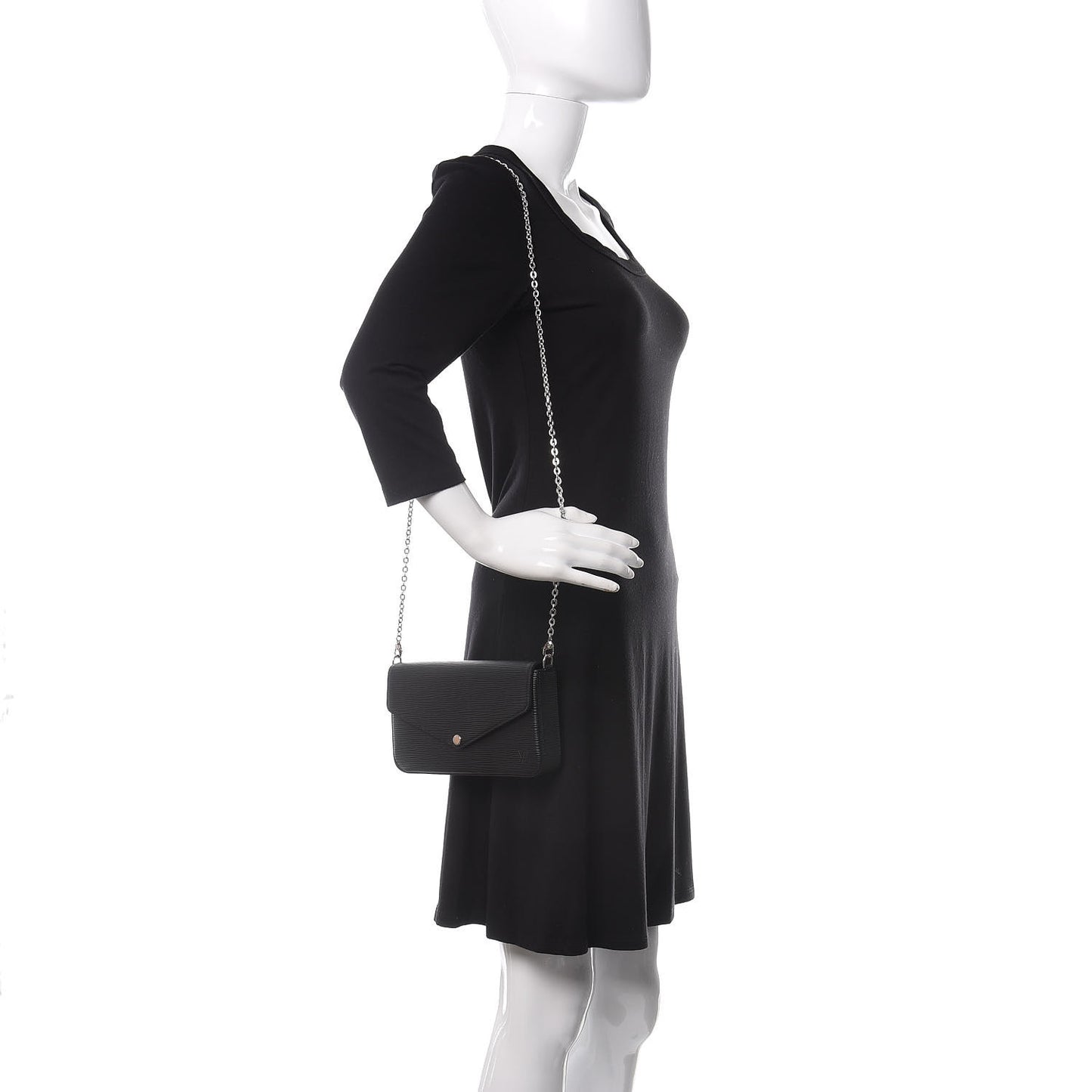 Epi Pochette Felicie Black
