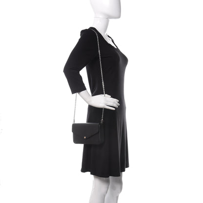 Louis Vuitton Epi Pochette Felicie Black 2 of 10