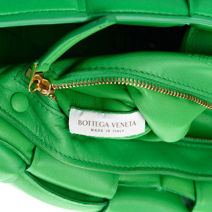 Bottega Veneta Nappa Maxi Intreccio Padded Cassette Crossbody Bag Grass 9 of 11