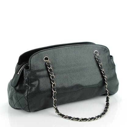 Chanel Caviar Quilted Timeless CC Bowler Bag Black 3 of 7