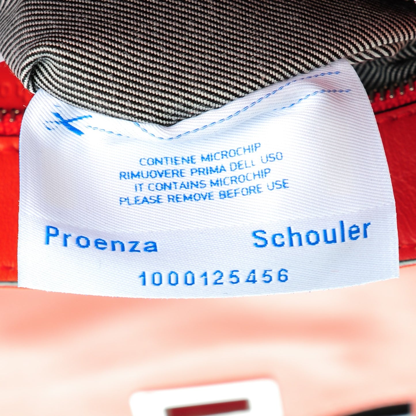 Nylon Calfskin PS1 Pouch Messenger Fire Red
