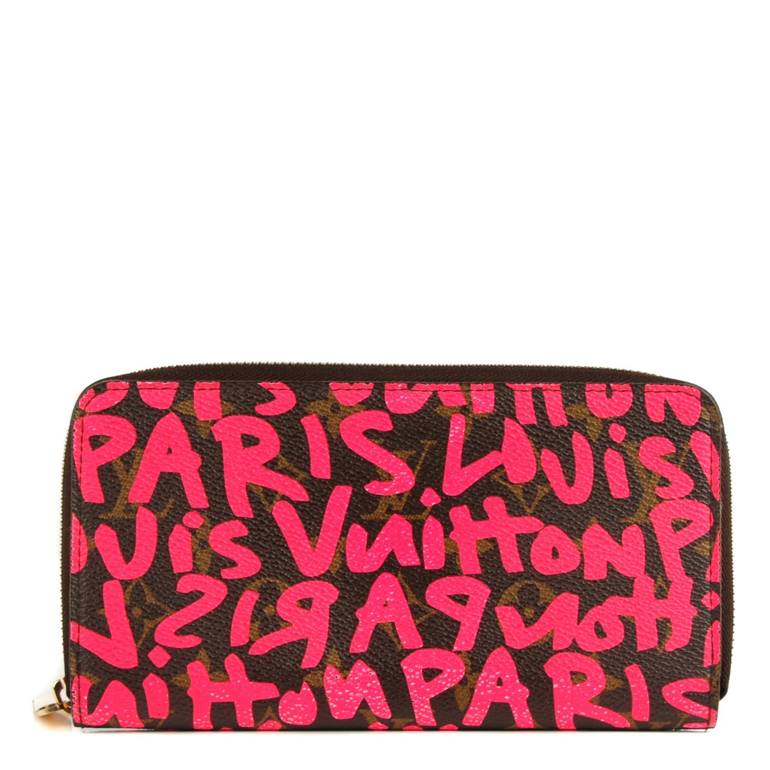 Louis Vuitton Monogram Graffiti Zippy Wallet Fuchsia 1 of 7