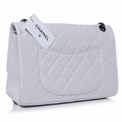 Chanel Aged Calfskin 2.55 Reissue 226 Flap White 3 of 9