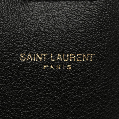 Saint Laurent Calfskin Toy Shopping Tote Black 6 of 15