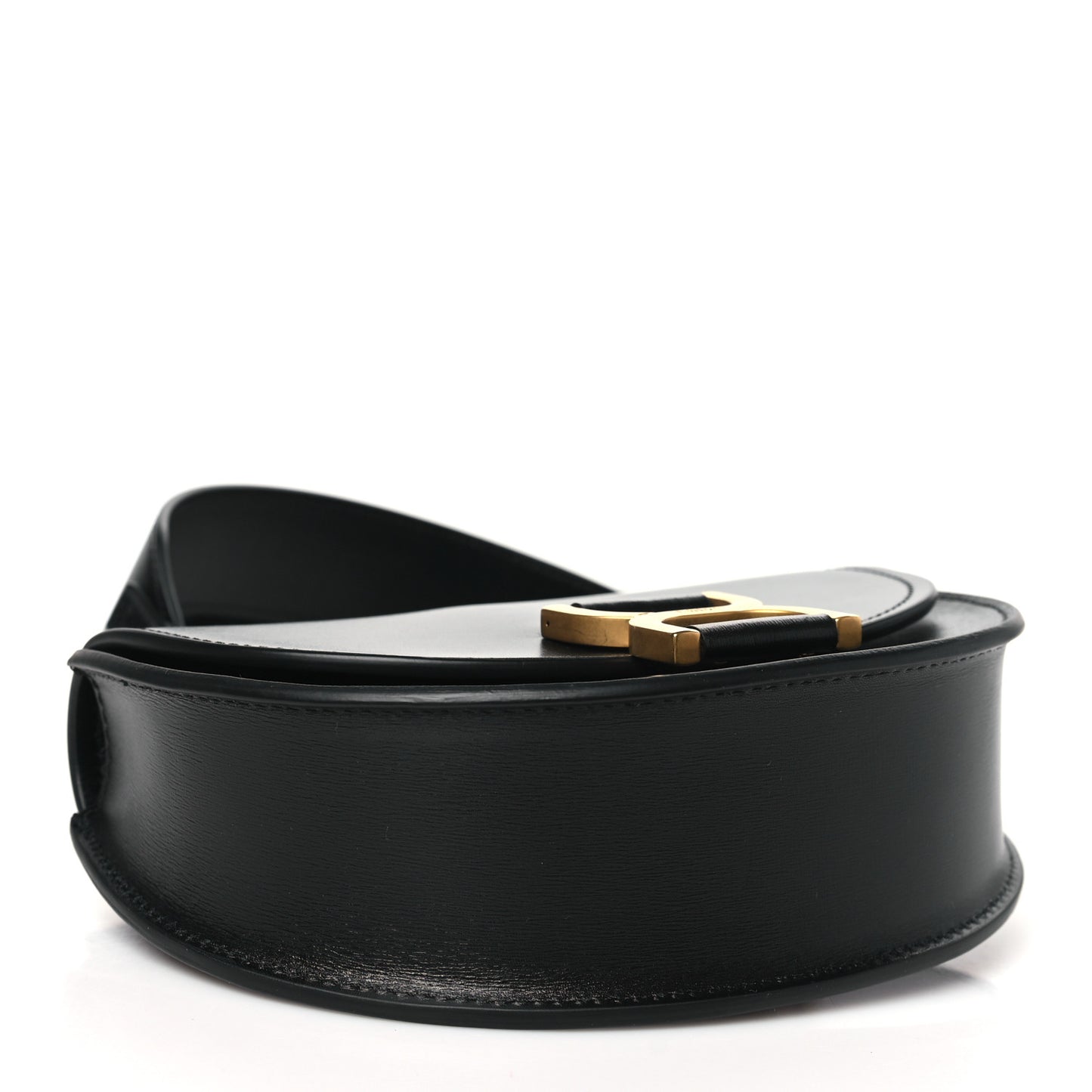 Smooth Calfskin Mini Marcie Flap Bag Black