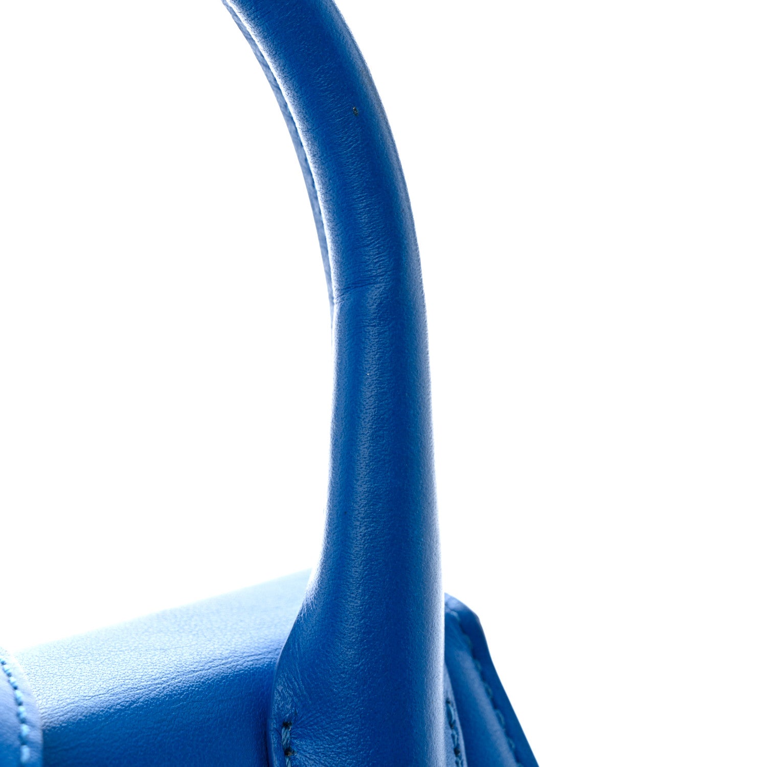 Jacquemus Smooth Calfskin Le Chiquito Moyen Blue 10 of 11