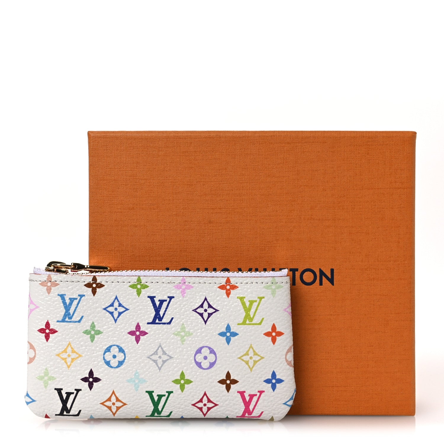 Louis Vuitton LV X TM Monogram Multicolor Key Pouch White 9 of 9