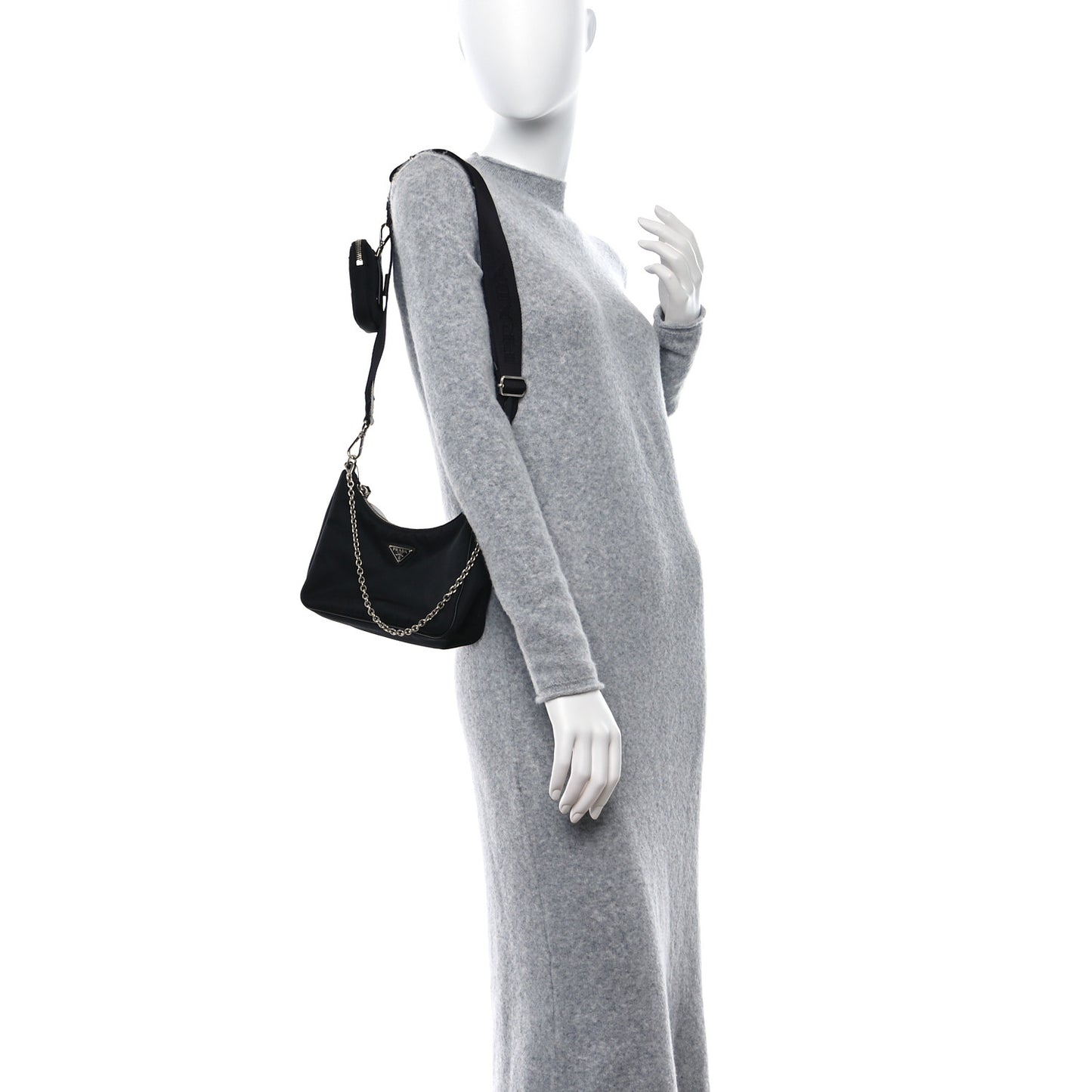 Nylon Re-Edition 2005 Shoulder Bag Black