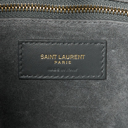 Saint Laurent Smooth Calfskin Le 5 A 7 Hobo Storm 6 of 10