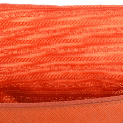 Prada Saffiano Large Galleria Double Zip Tote Papaya 6 of 11