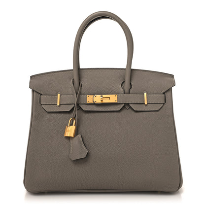 Hermes Togo Birkin 30 Gris Asphalte 1 of 13