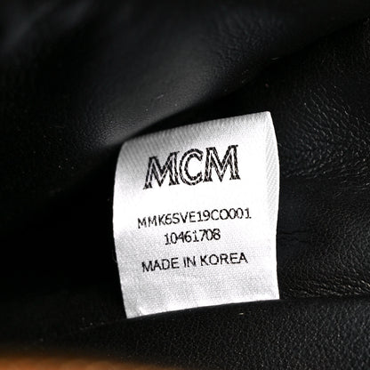 MCM Visetos Studded Small Stark M Backpack Cognac 7 of 9