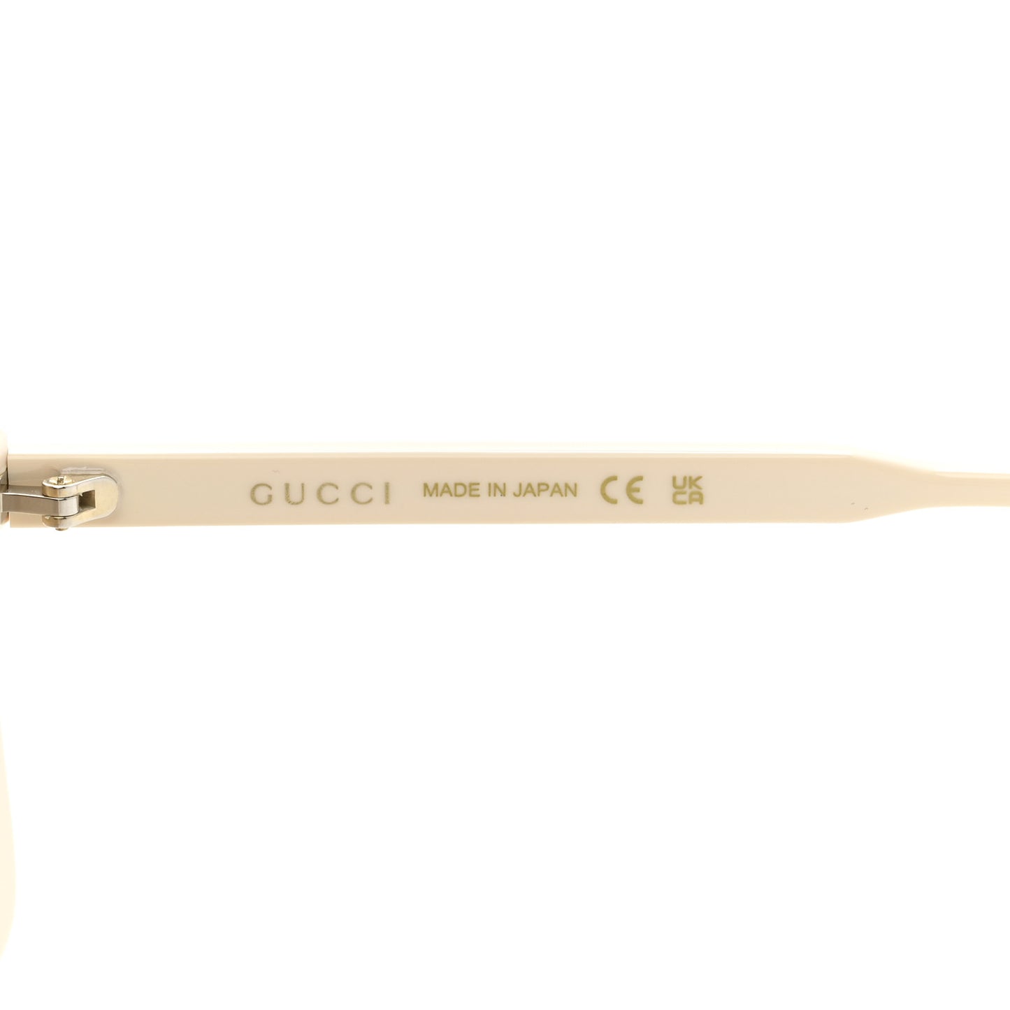 Acetate Square Frame GG0567SAN Sunglasses White