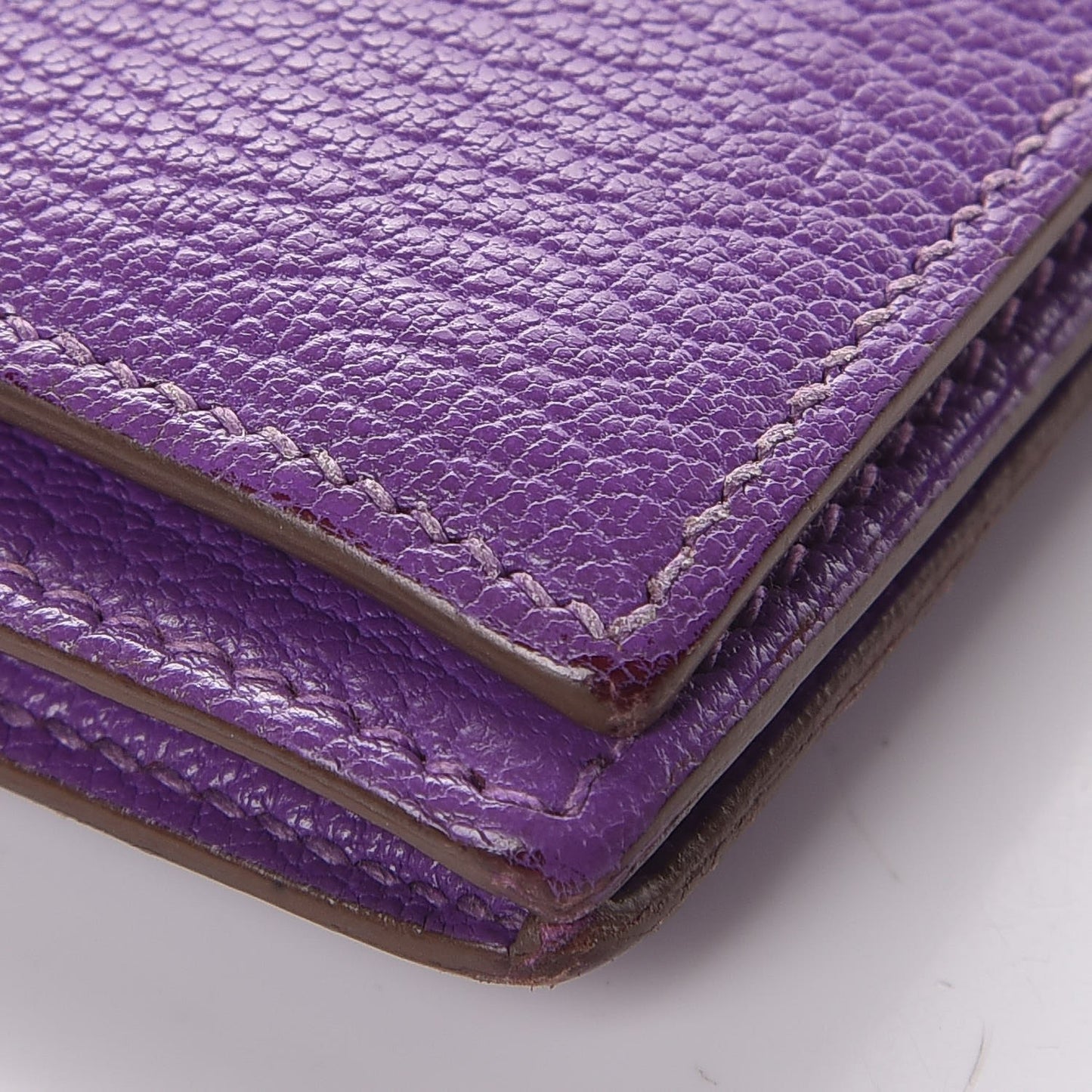 Chèvre Mysore Bearn Gusset Wallet Parme