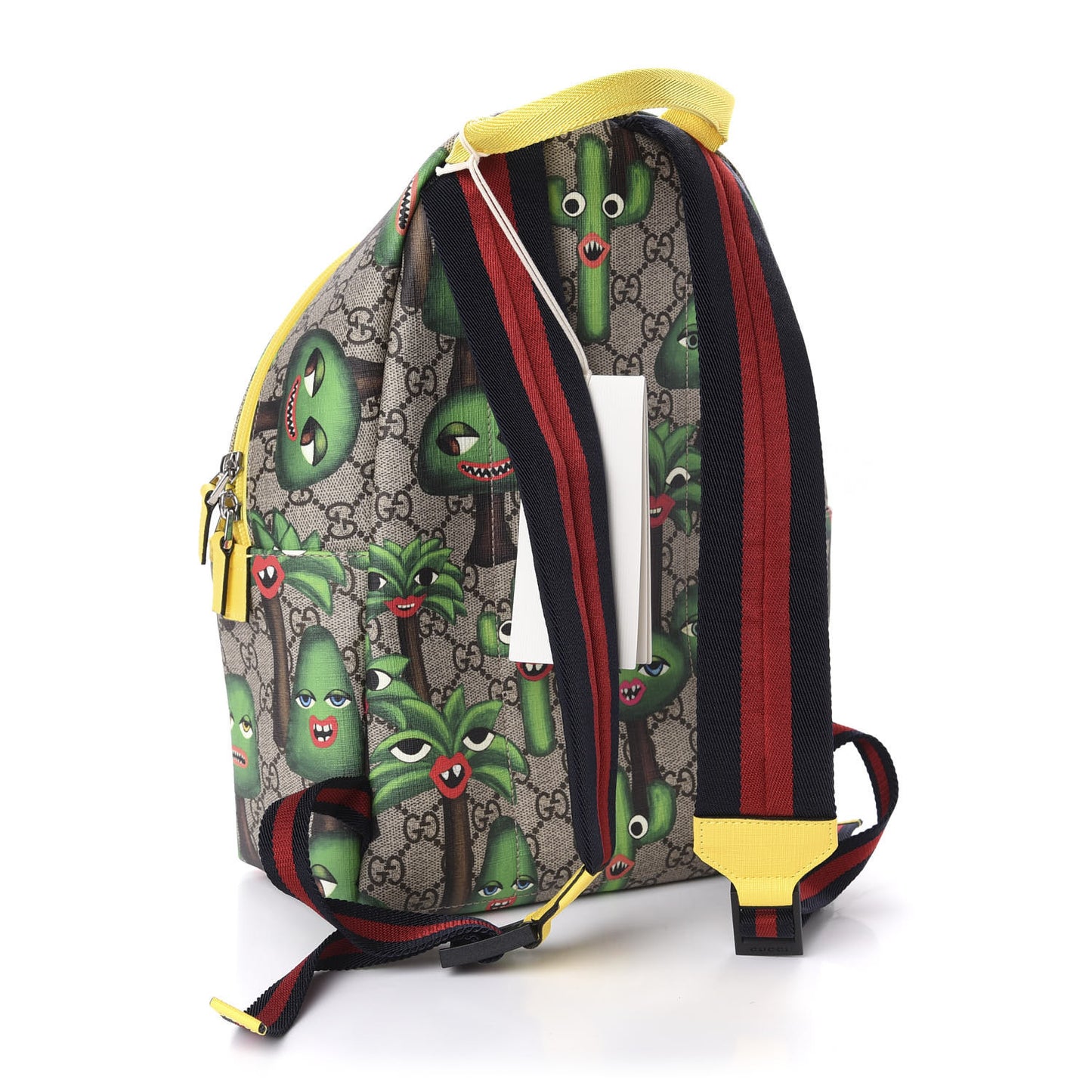 GG Supreme Monogram Smiling Plants Childrens Backpack