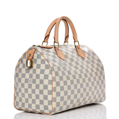 Louis Vuitton Damier Azur Speedy 30 3 of 10