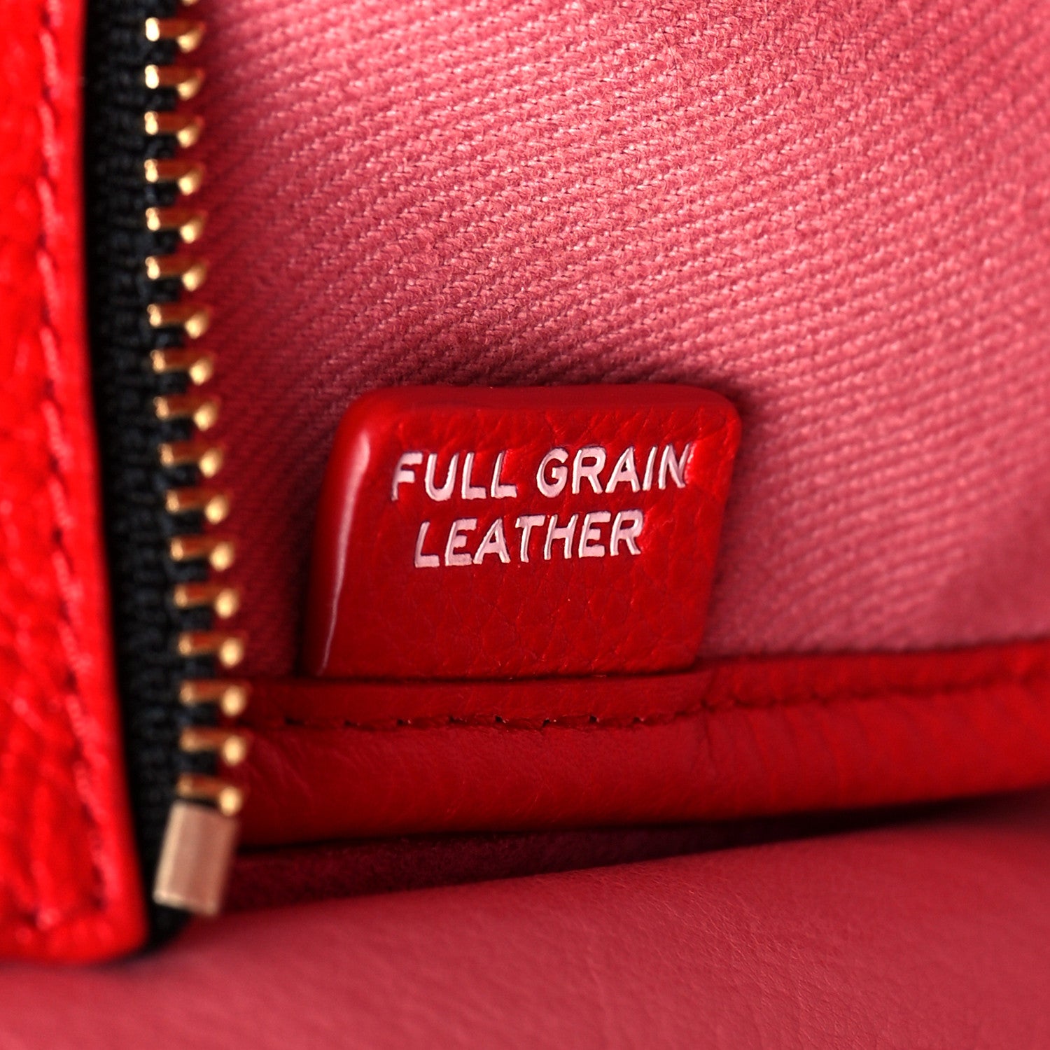 Marc Jacobs Grained Calfskin Small The Tote Bag True Red 7 of 10