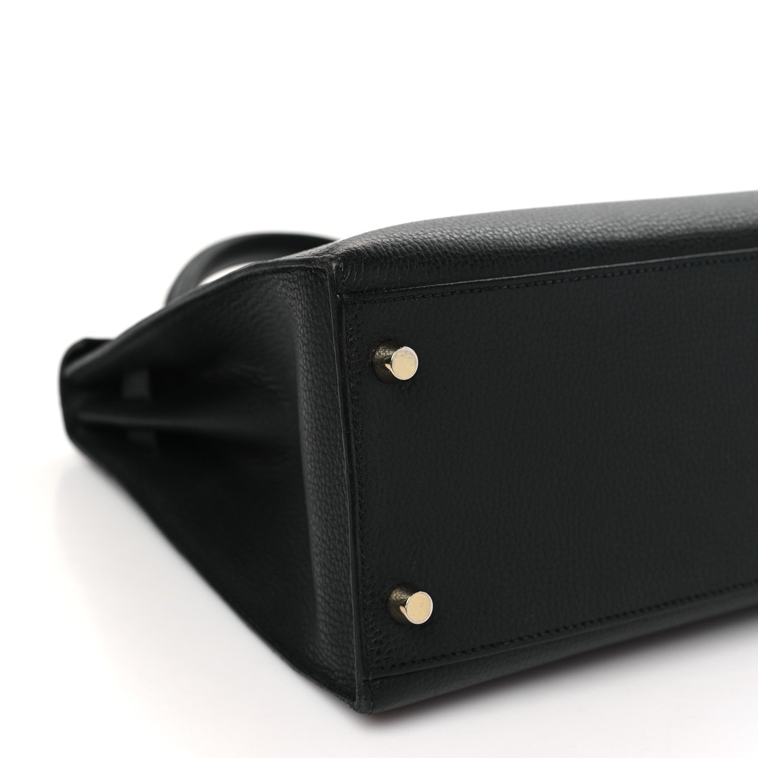 Hermes Vache Liegee Kelly Sellier 32 Black 9 of 12