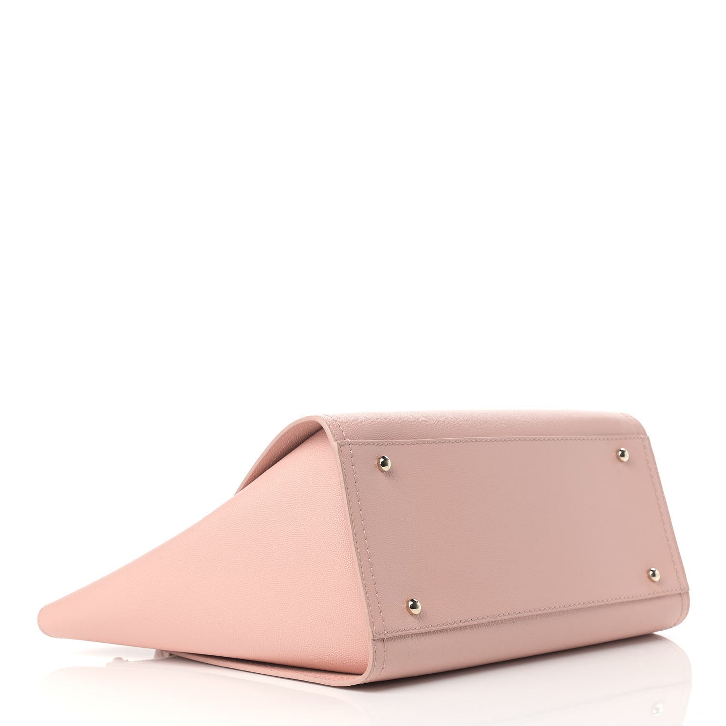 Caviar Small Studded Deauville Tote Light Pink