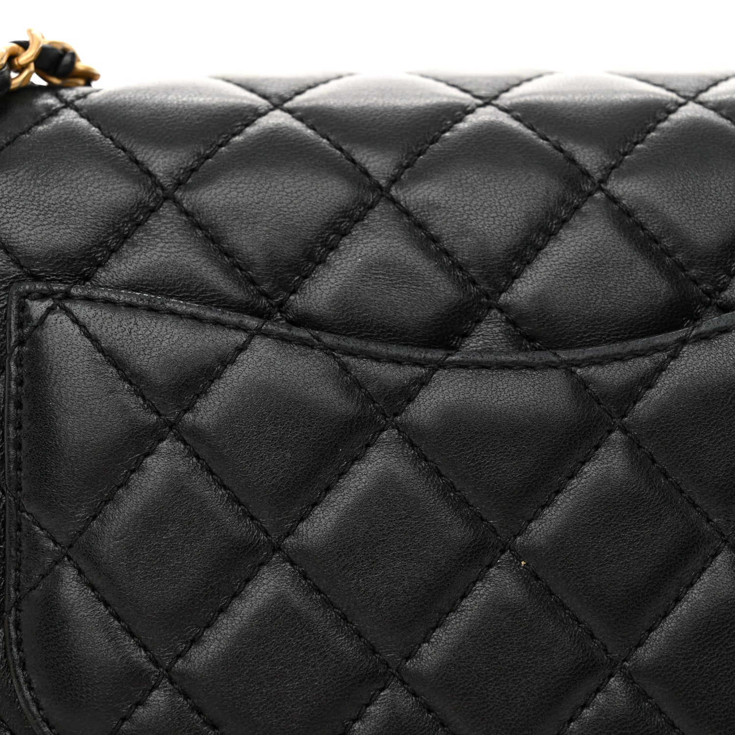 Chanel Lambskin Quilted Mini Pearl Crush Flap Black 13 of 14