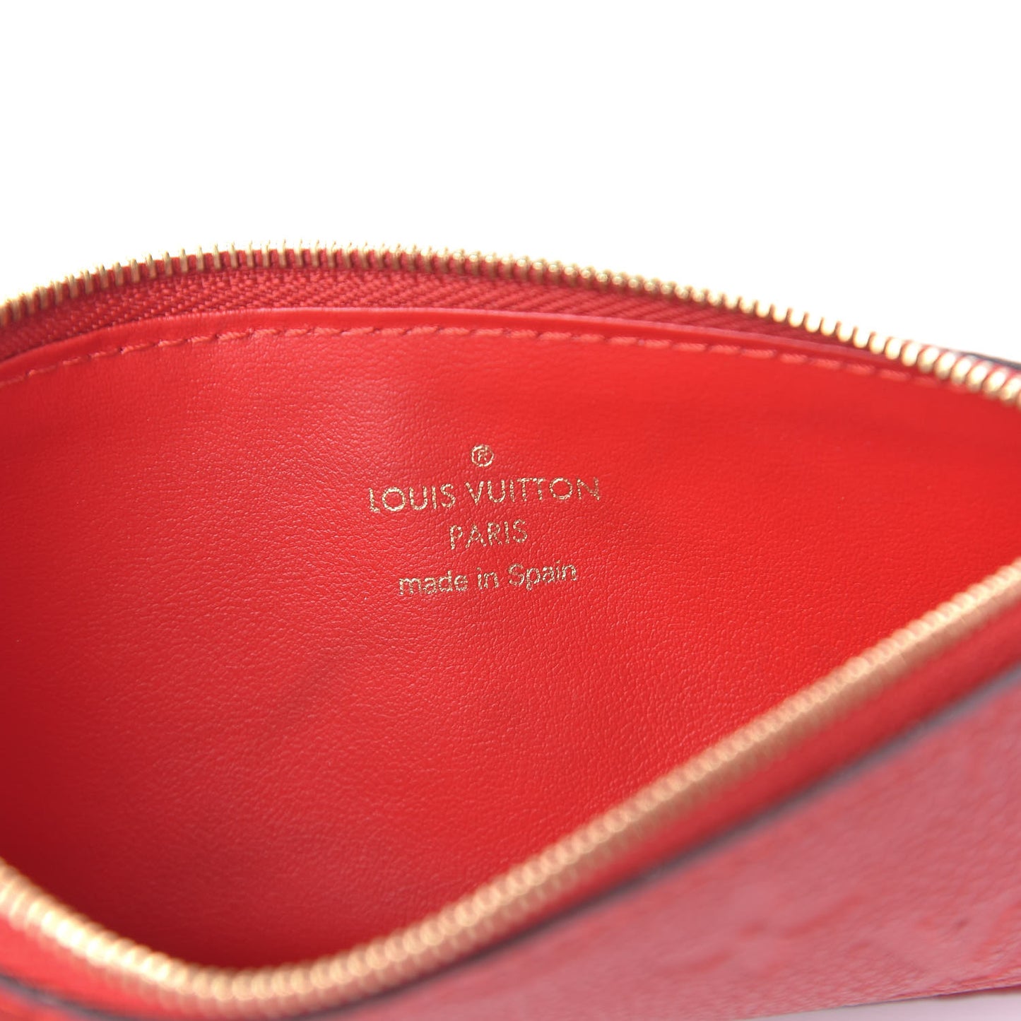 Empreinte Curieuse Wallet Zippered Insert Cherry
