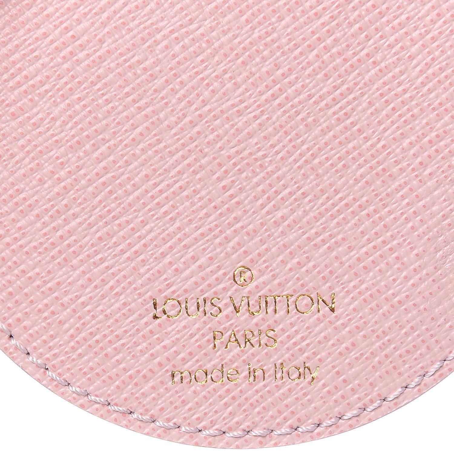 Louis Vuitton Monogram LV Mirror Bag Charm Key Holder Rose Ballerine 3 of 5